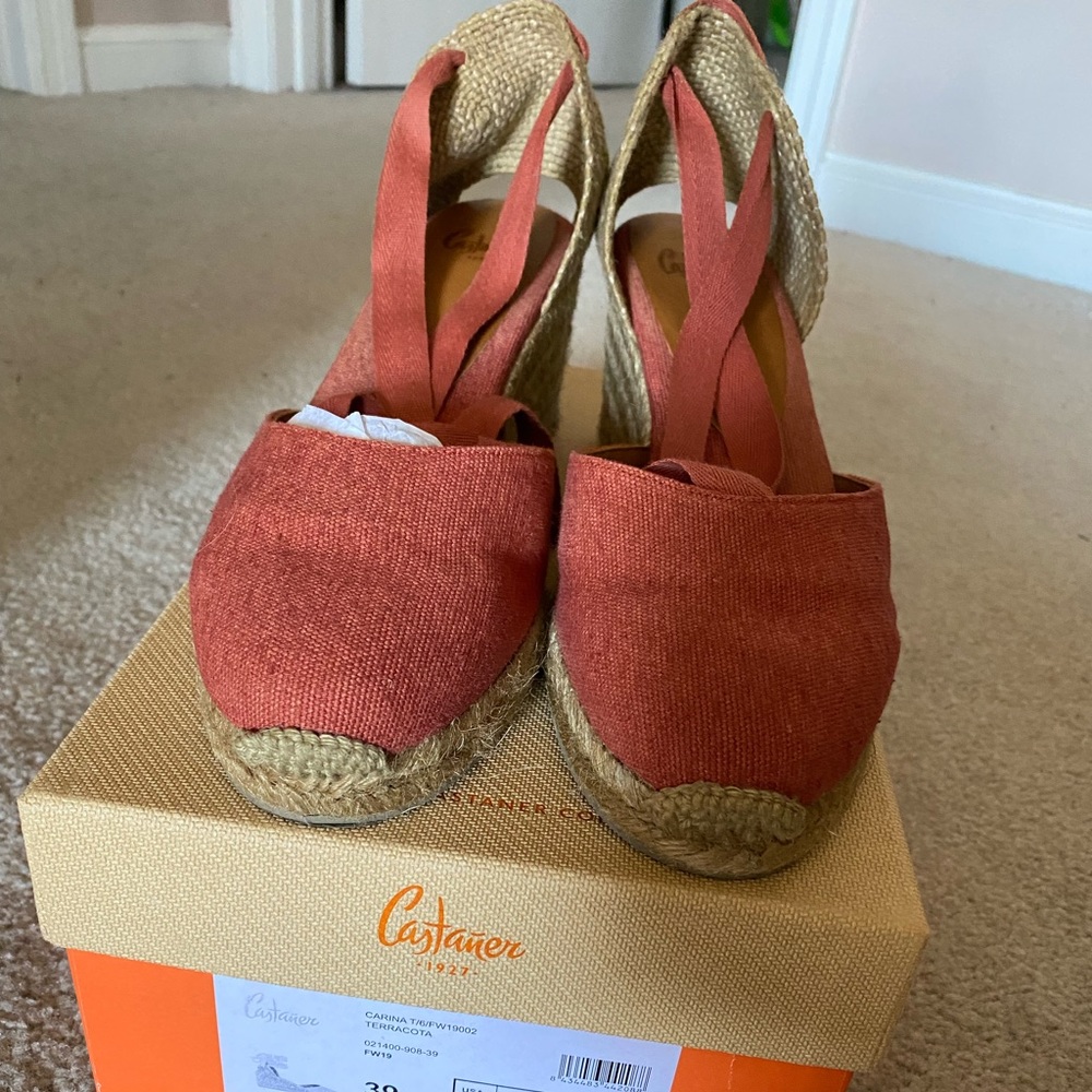 Castaner espadrilles in terracota color